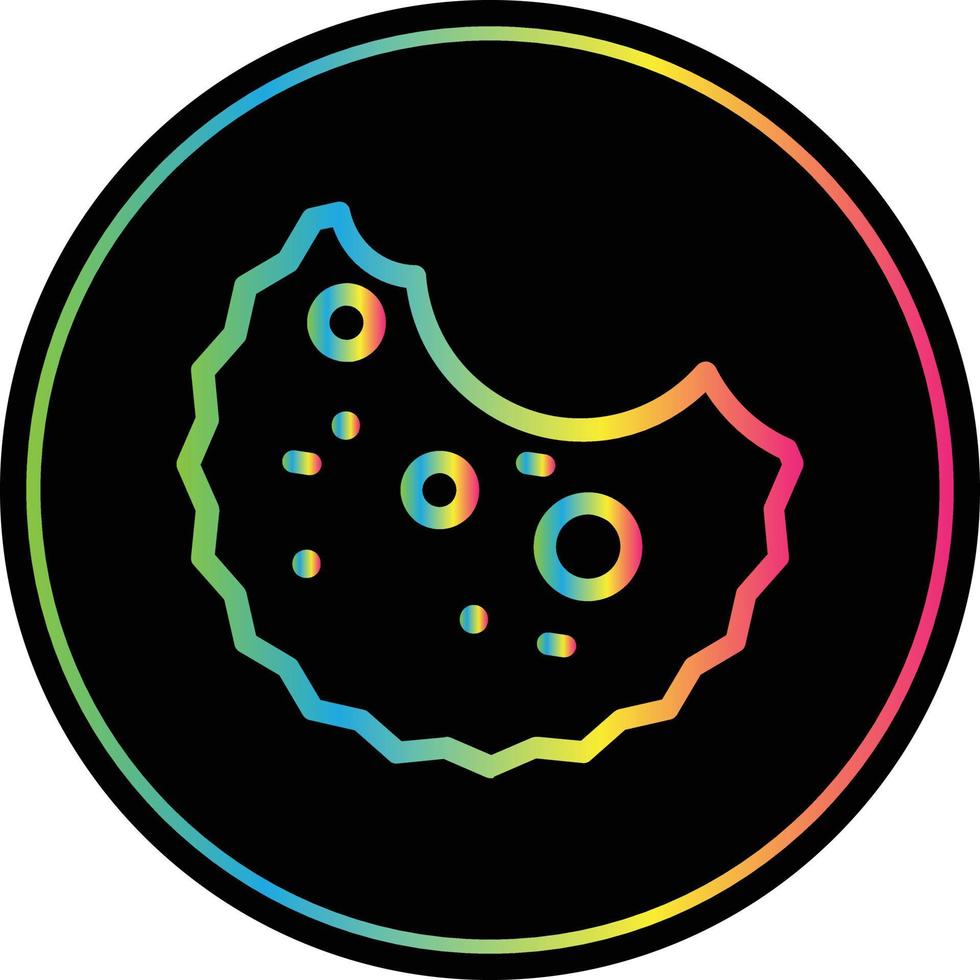 Cookie Bite Vector Icon Design