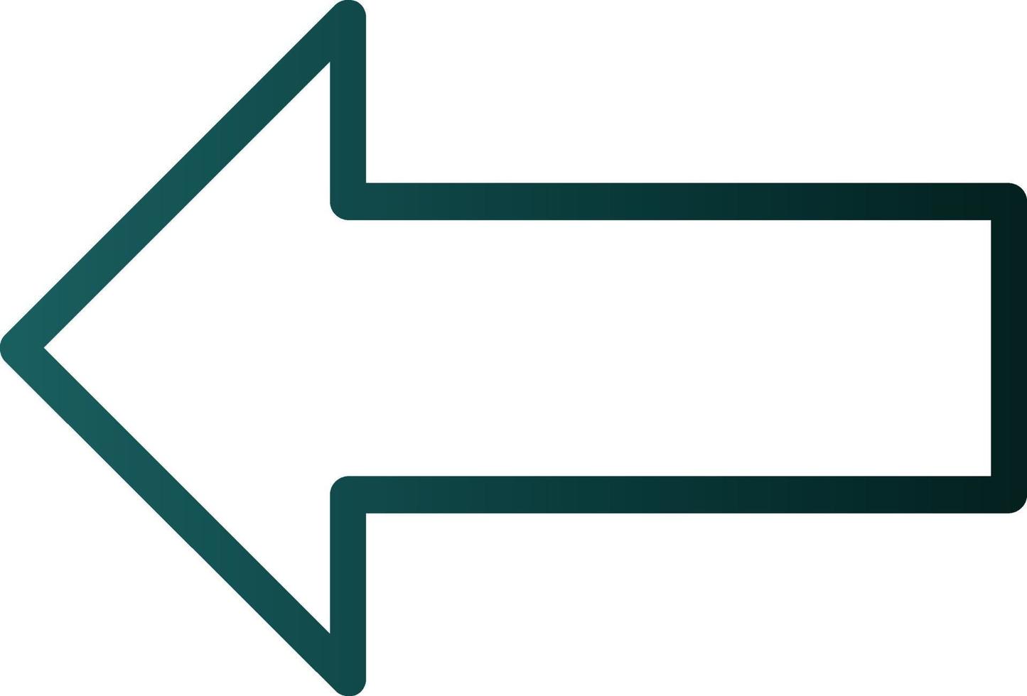 Long Arrow Alt Left Vector Icon Design