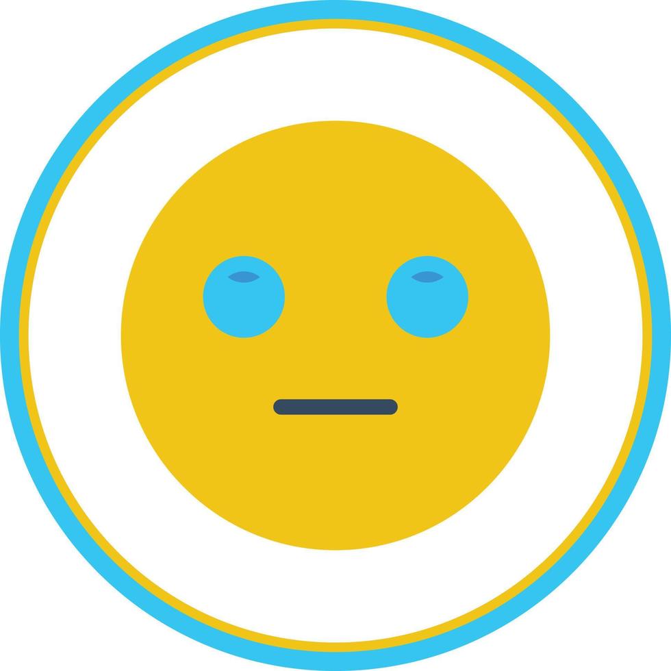Meh Rolling Eyes Vector Icon Design