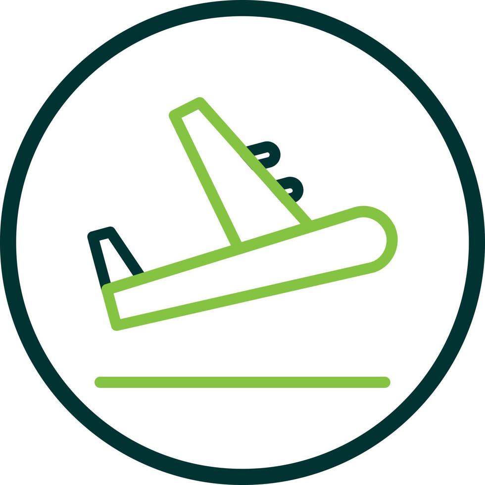Plane Departure Vector Icon Design