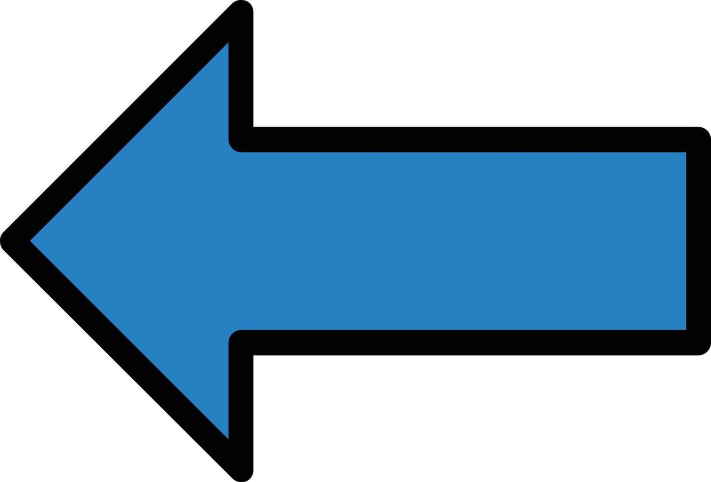 Long Arrow Alt Left Vector Icon Design
