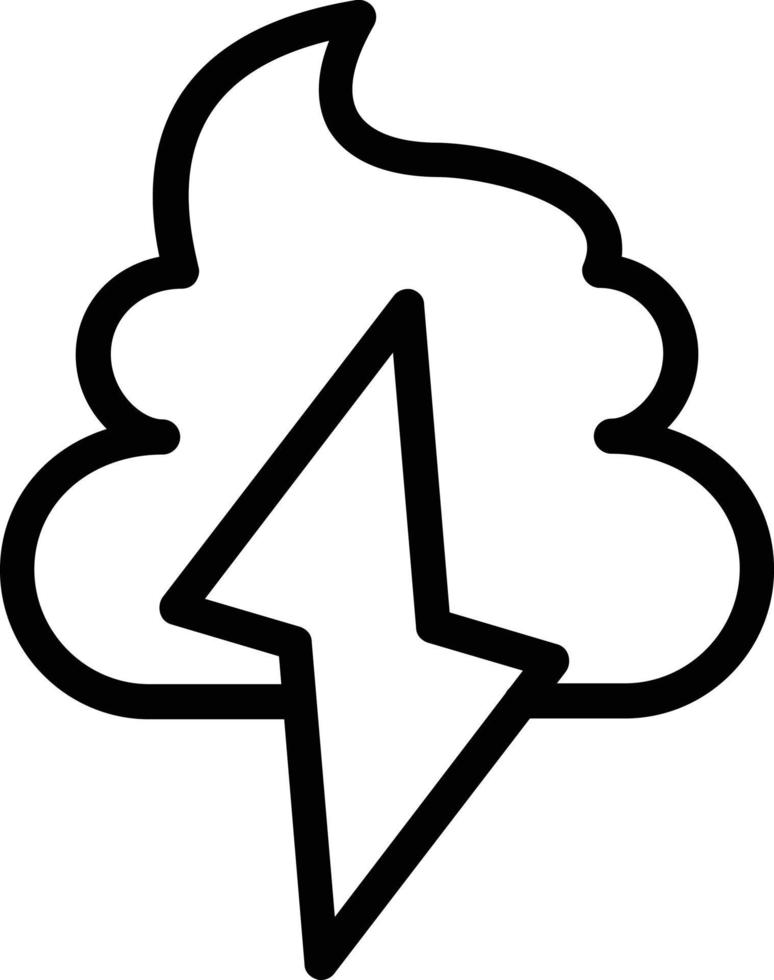 Poo Storm Vector Icon Design