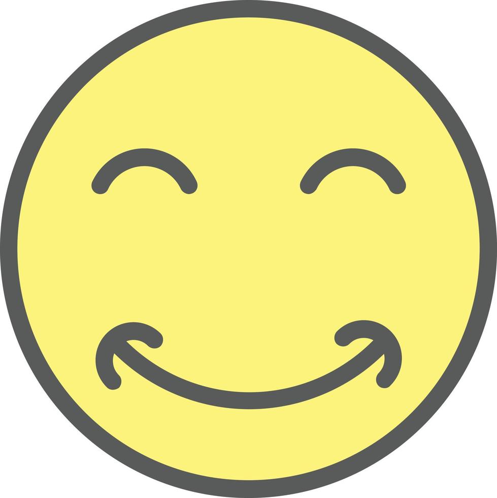 Grin Beam Vector Icon Design