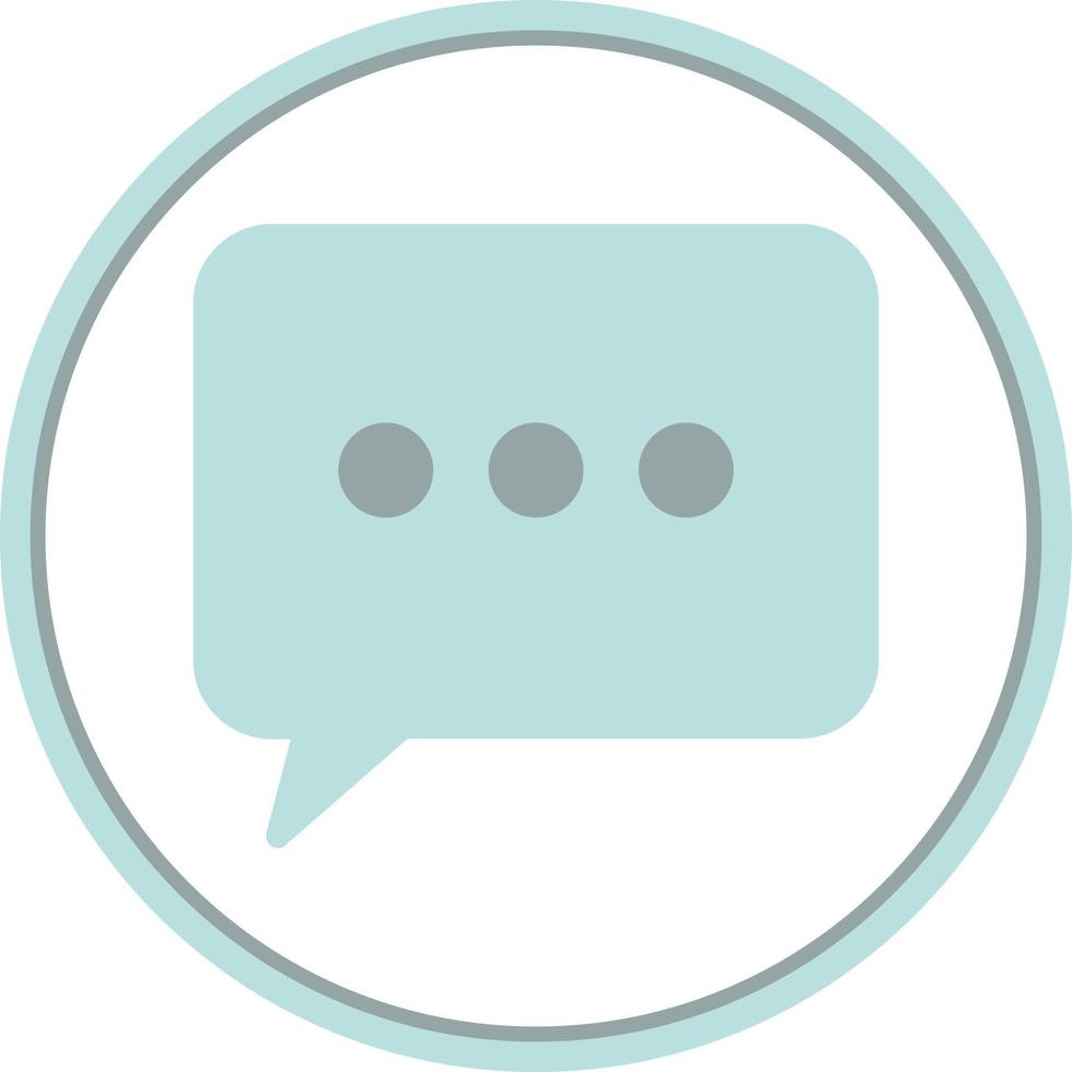Comment Dots Vector Icon Design