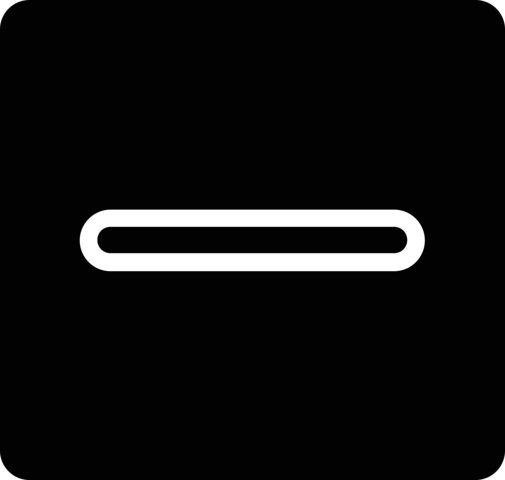 Minus Square Vector Icon Design
