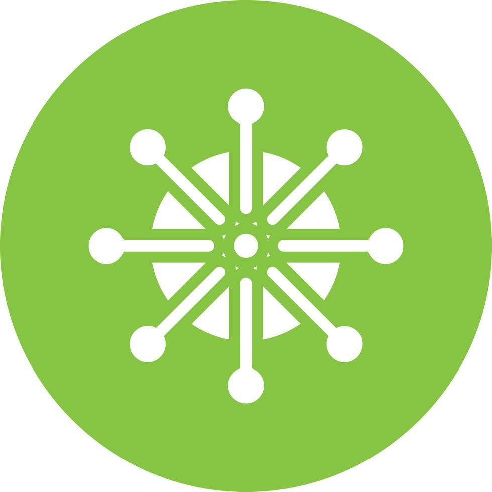 Dharmachakra Vector Icon Design