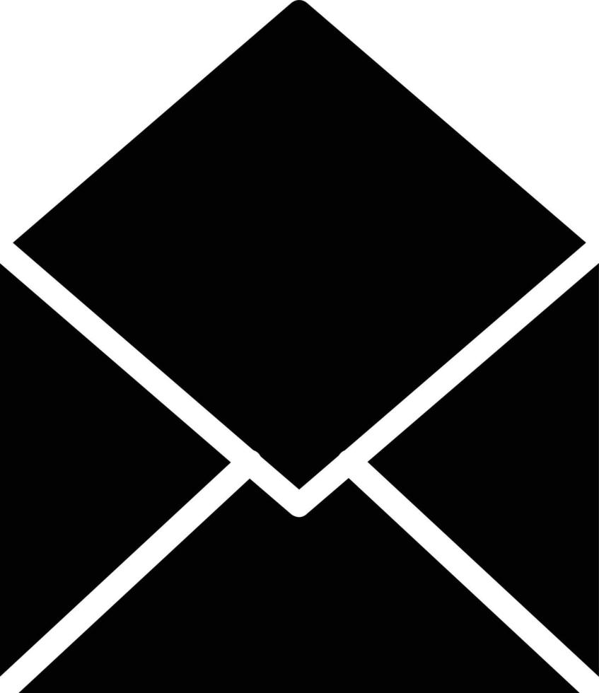 Envelope Open Vector Icon Design