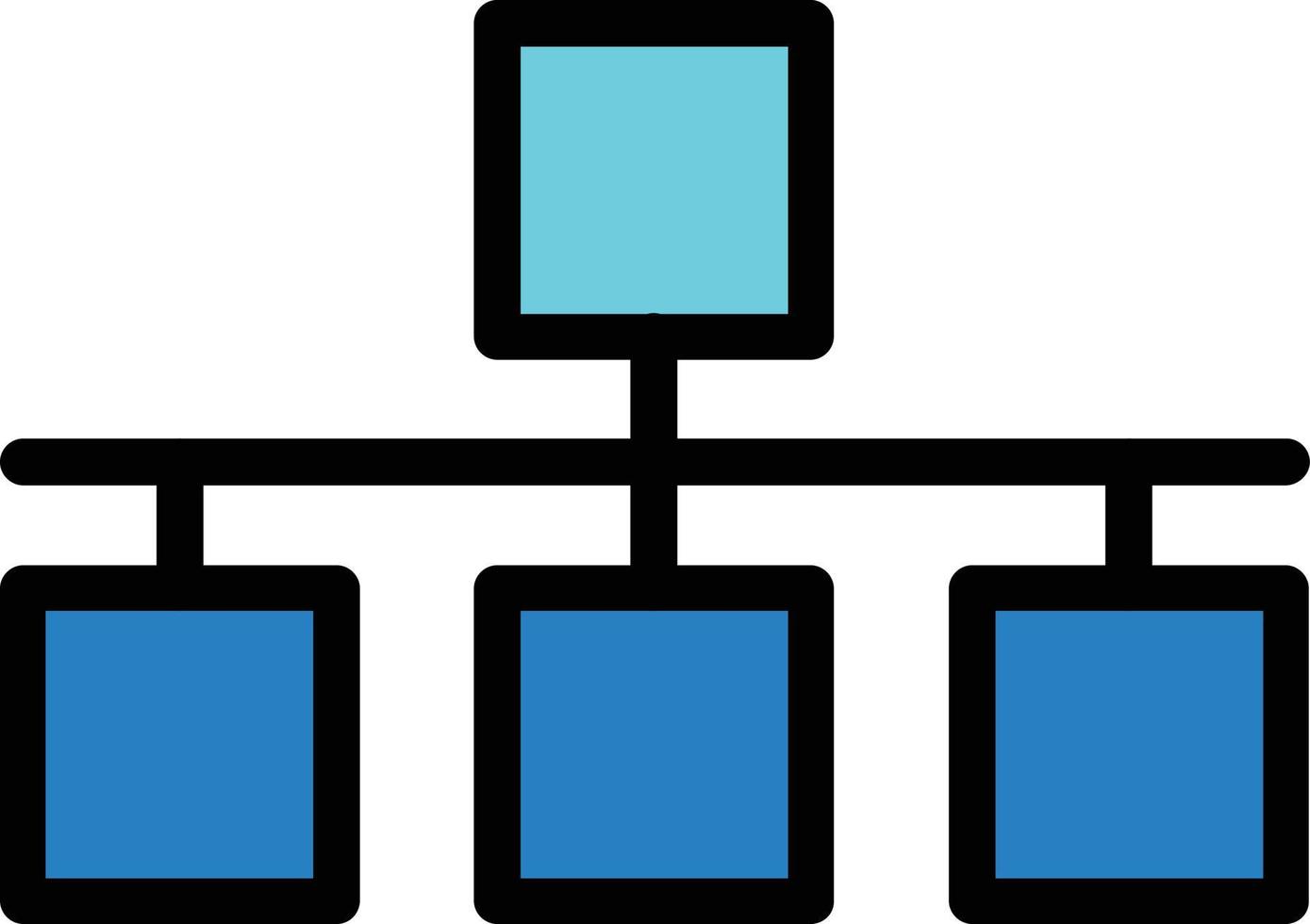 Network Wired Vector Icon Design