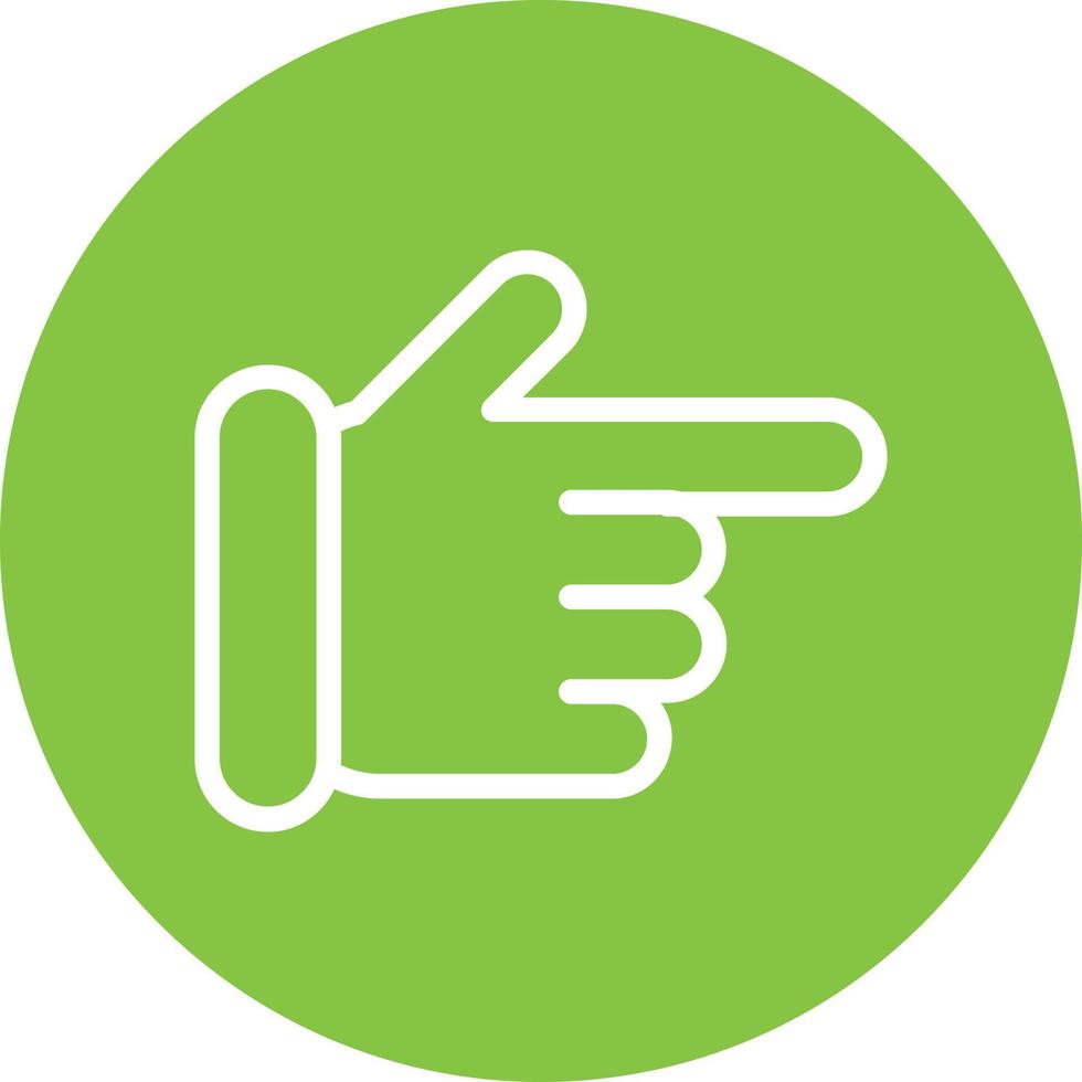 Hand Point Right Vector Icon Design