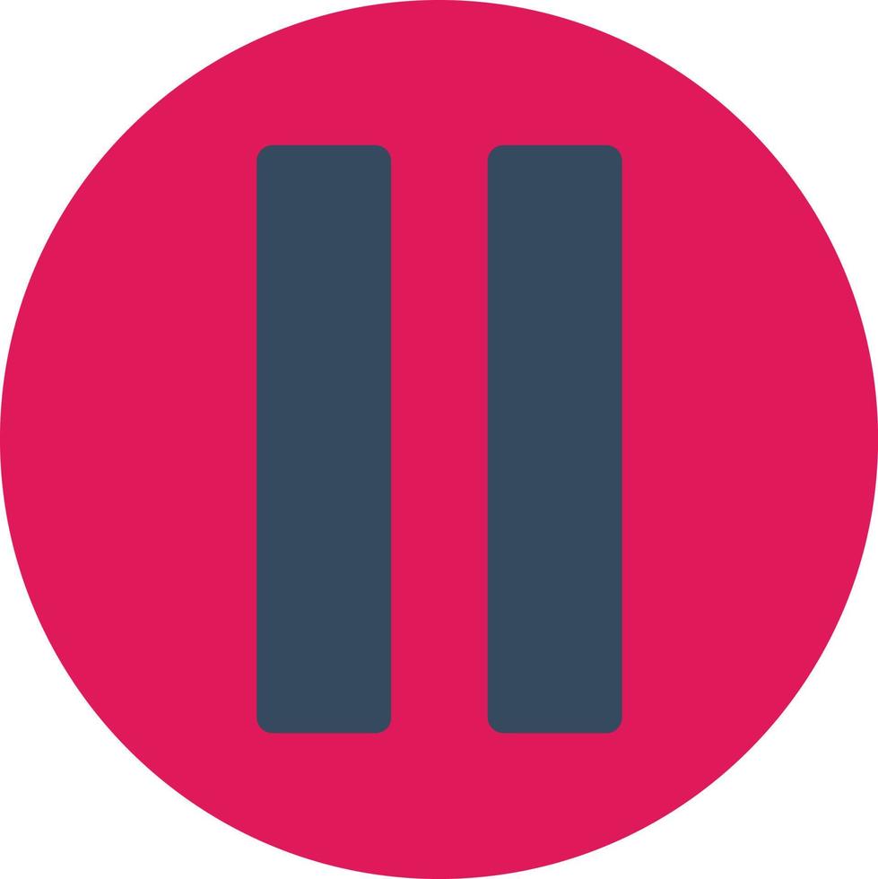 Pause Circle Vector Icon Design