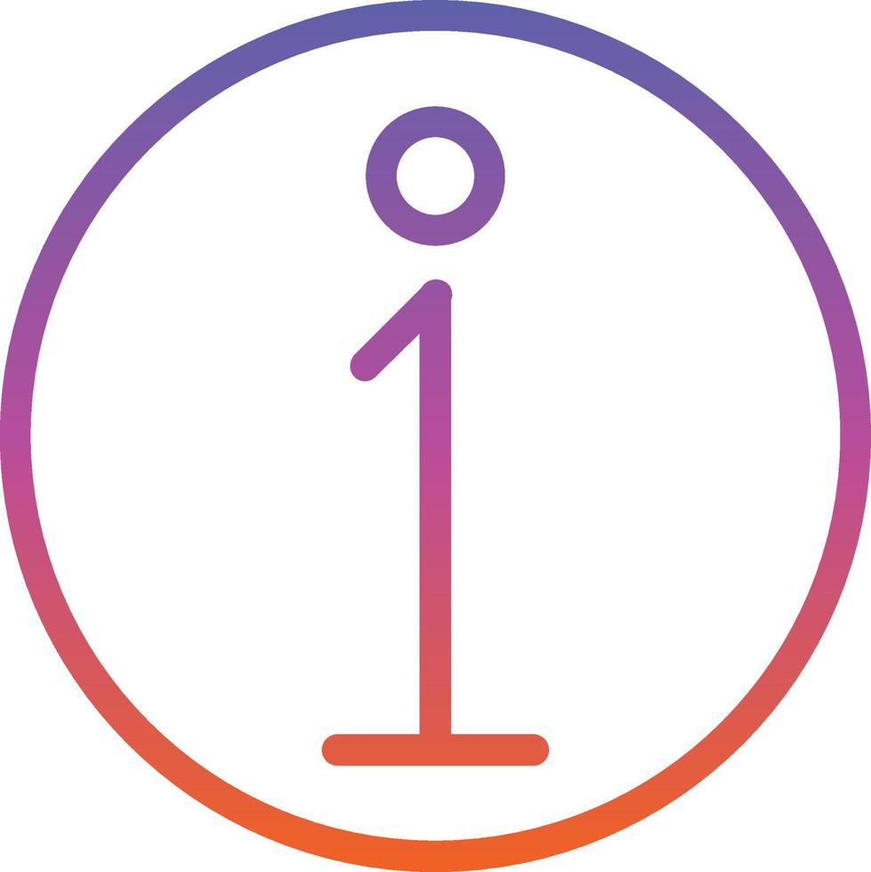 Info Circle Vector Icon Design
