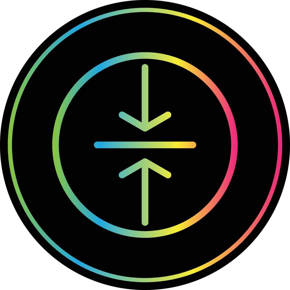 Compress Vector Icon Design