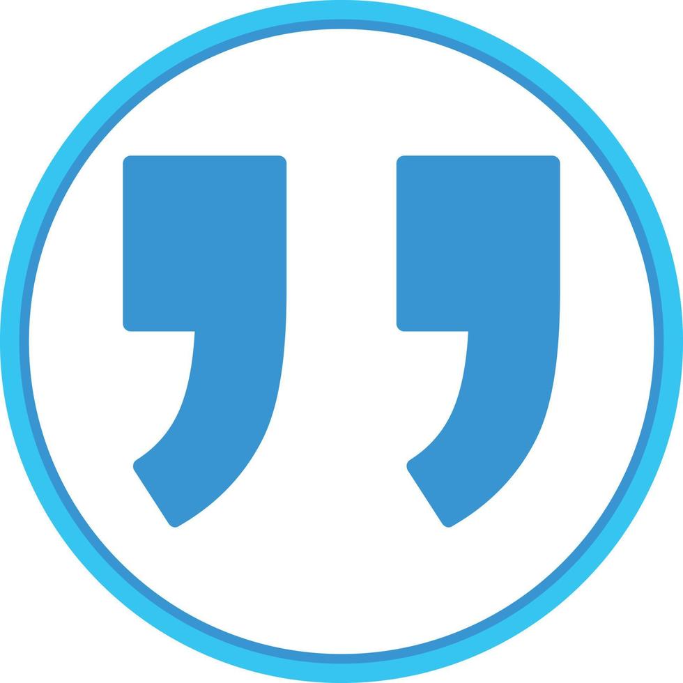 Quote Right Vector Icon Design
