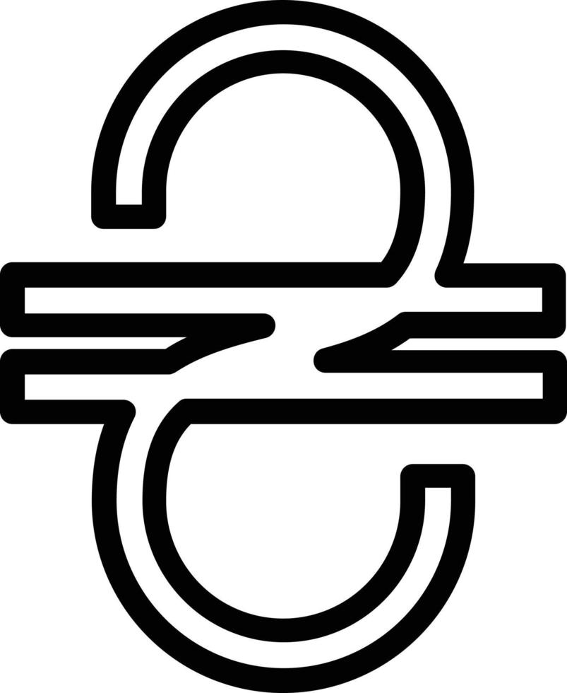 Hryvnia Vector Icon Design
