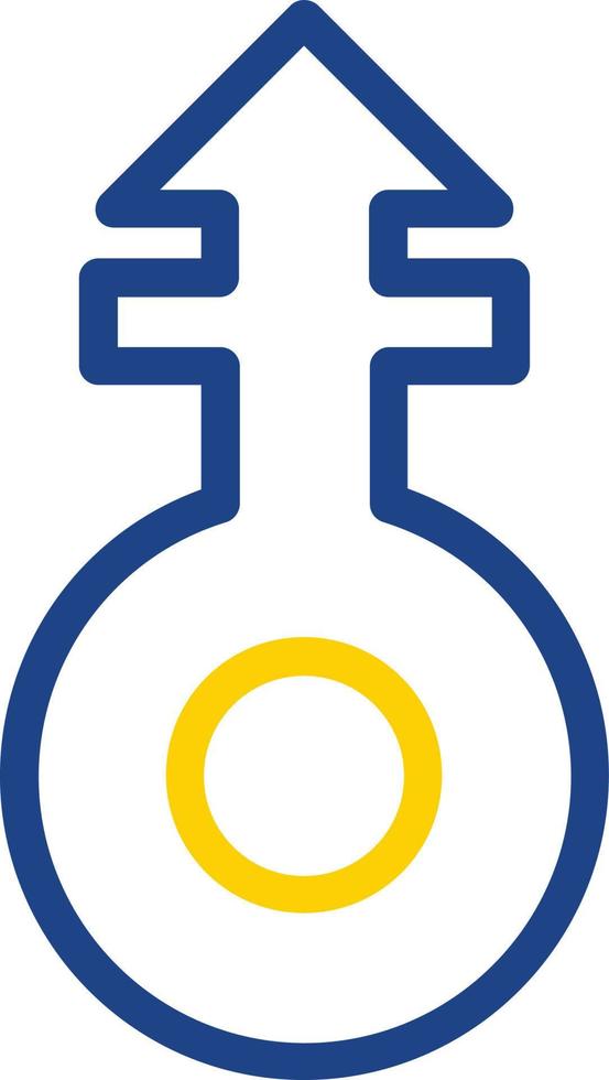 Mars Stroke V Vector Icon Design