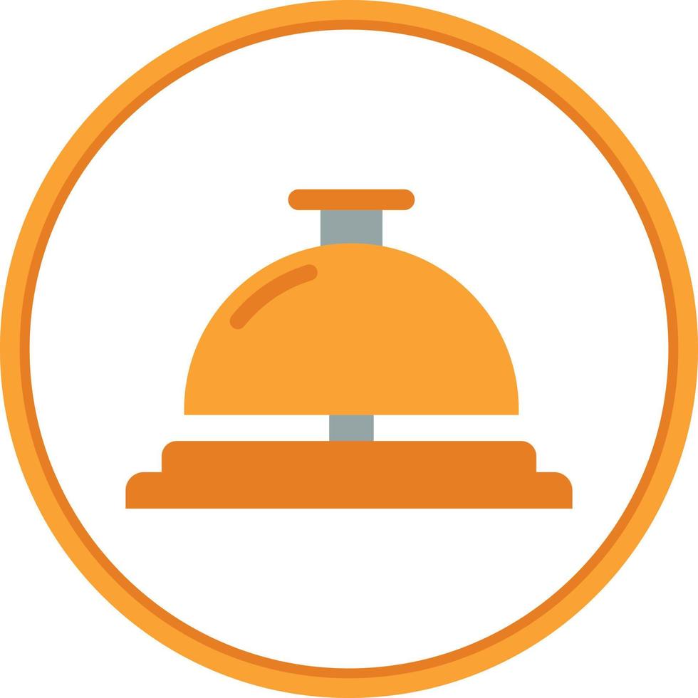 Concierge Bell Vector Icon Design