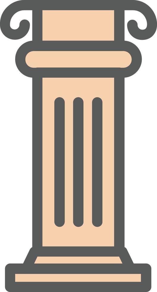 diseño de icono de vector de columnas