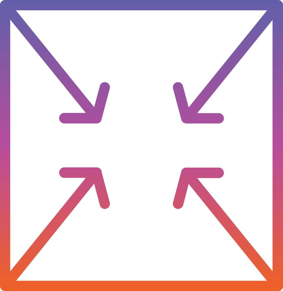 Compress Arrows Alt Vector Icon Design