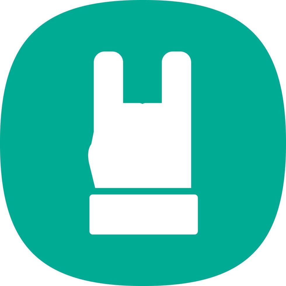 Hand Rock Vector Icon Design