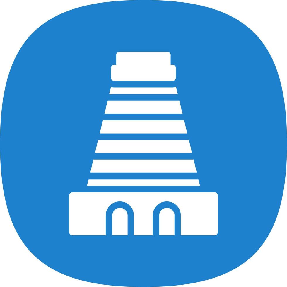 Gopuram Vector Icon Design