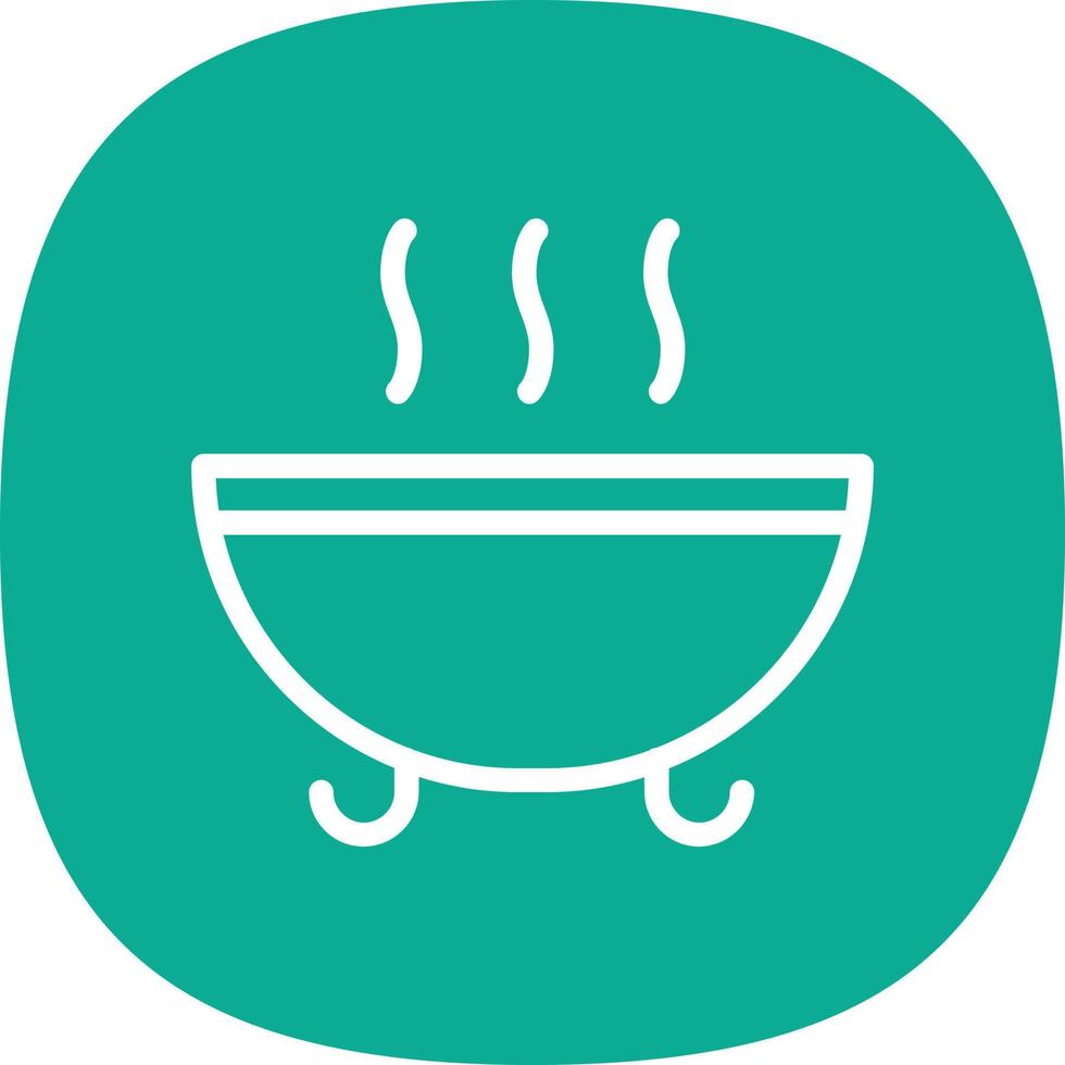 Hot Tub Vector Icon Design