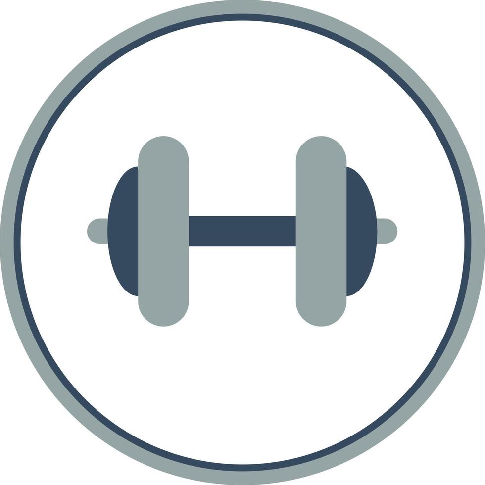 Dumbbell Vector Icon Design