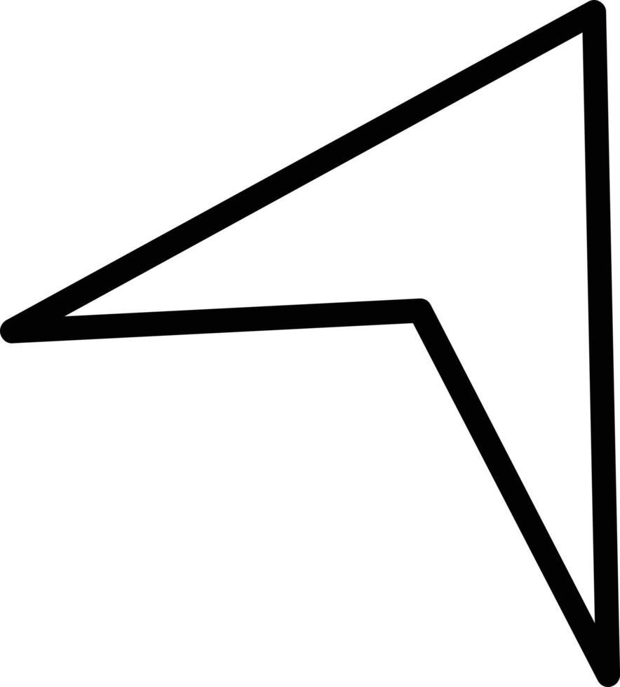 Location Arrow Vector Icon Design