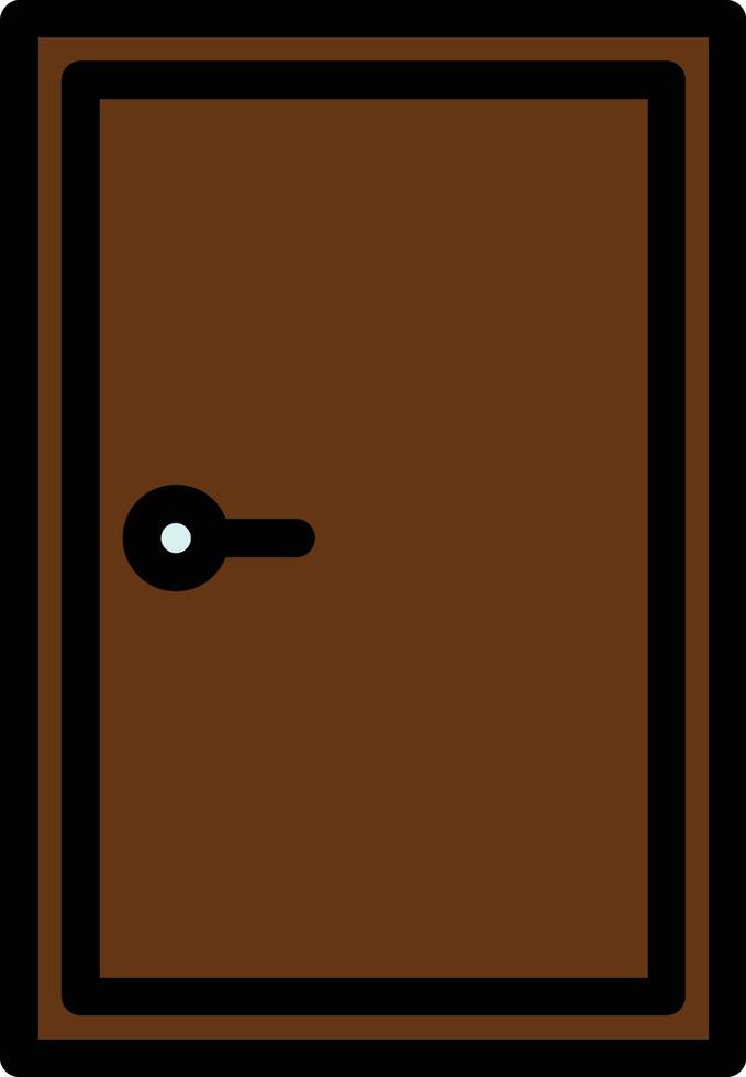Door Closed Vector Icon Design