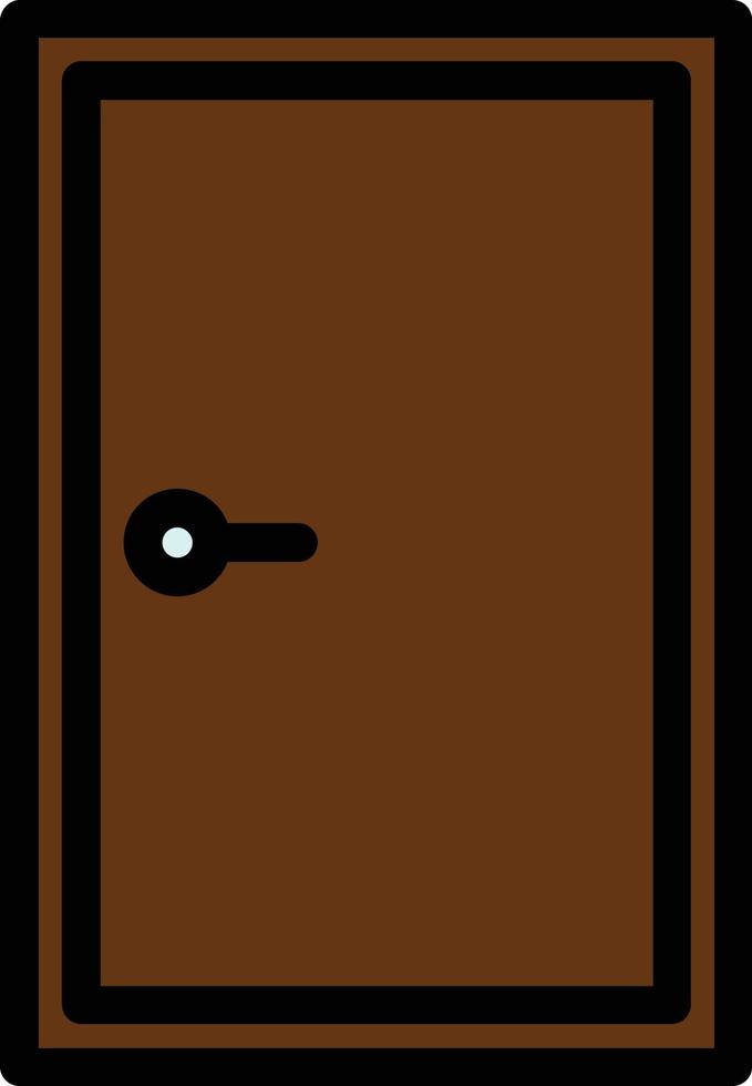 Door Closed Vector Icon Design