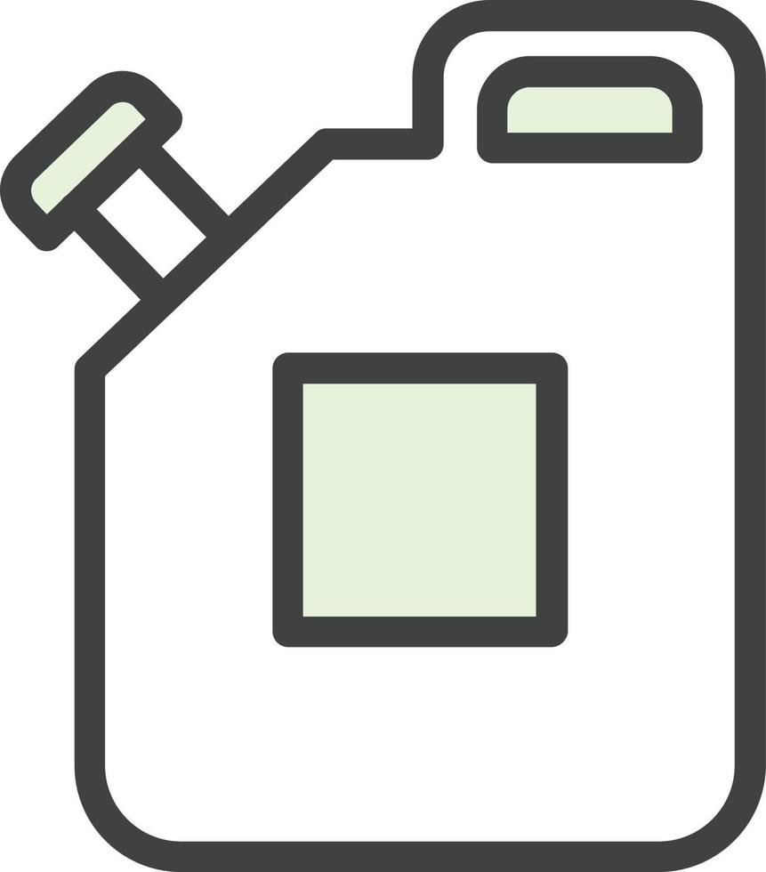 Oil Can Vector Icon Design