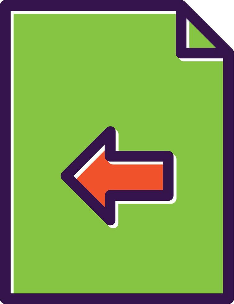 File Import Vector Icon Design