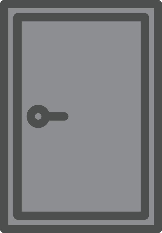 Door Closed Vector Icon Design