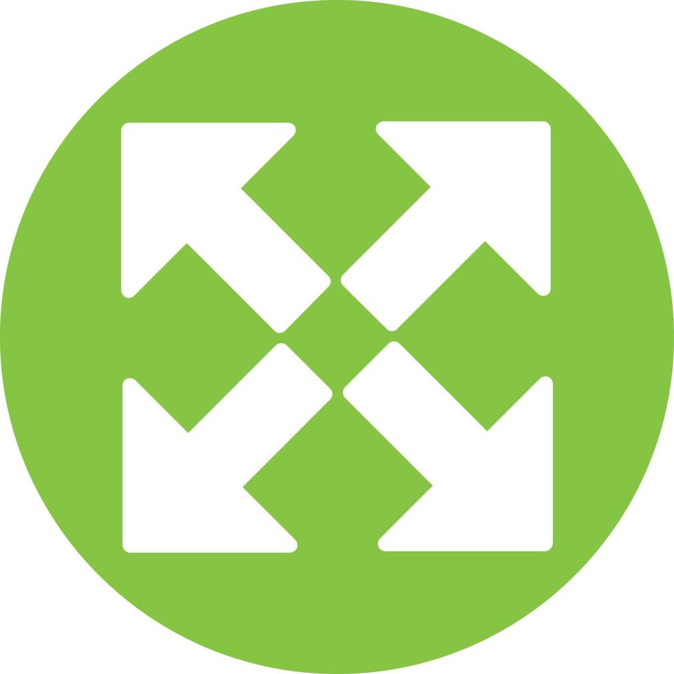 Expand Arrows Alt Vector Icon Design