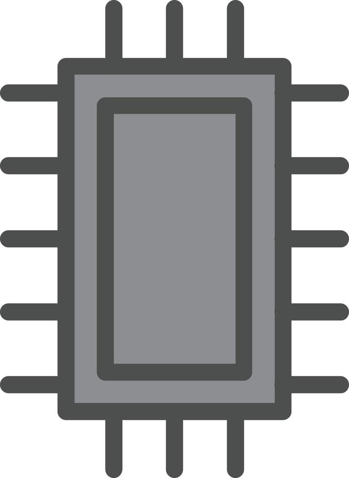 Microchip Vector Icon Design