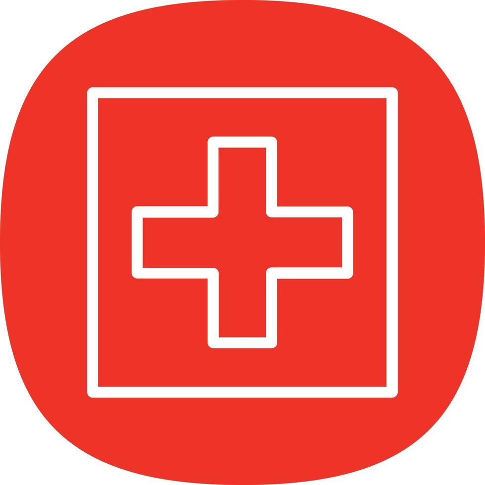 Plus Square Vector Icon Design