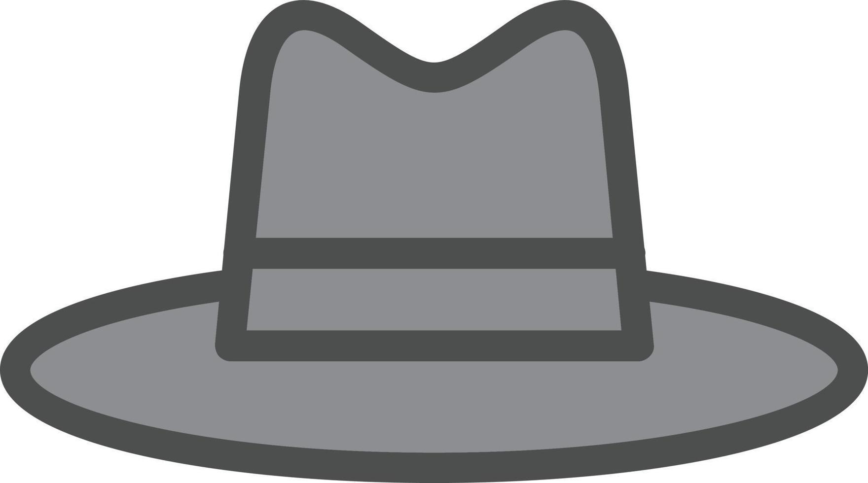sombrero, vaquero, lado, vector, icono, diseño vector