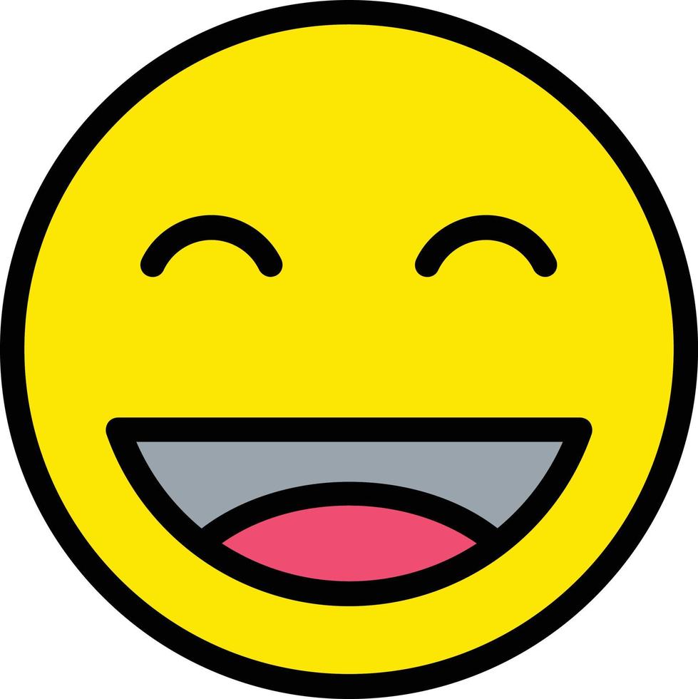 Grin Tongue Vector Icon Design