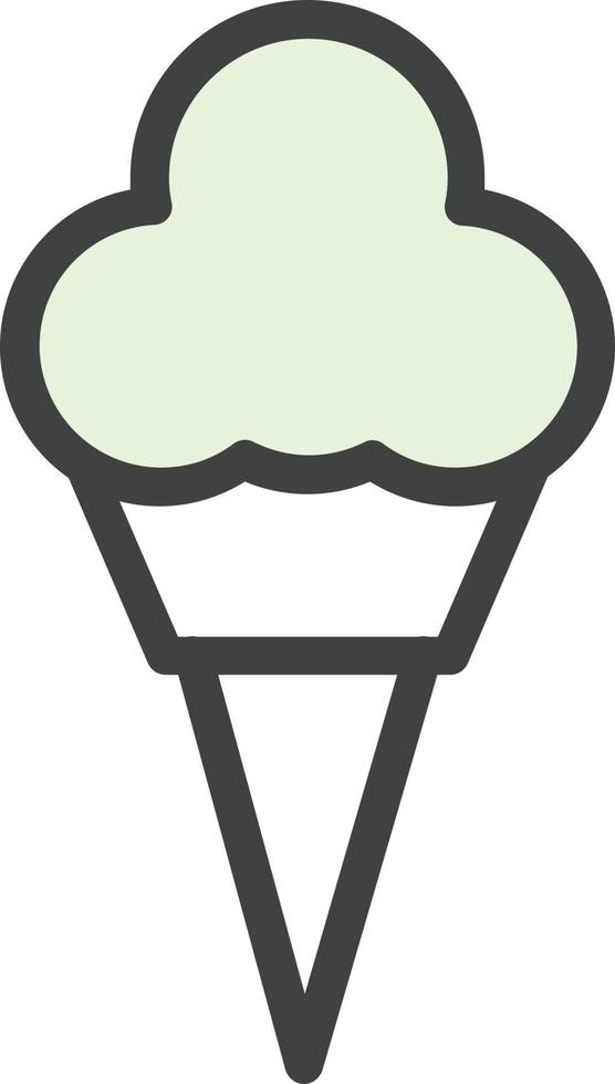 Ice Cream Vector Icon Design