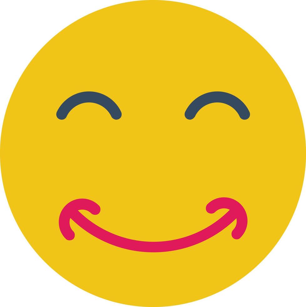 Grin Beam Vector Icon Design