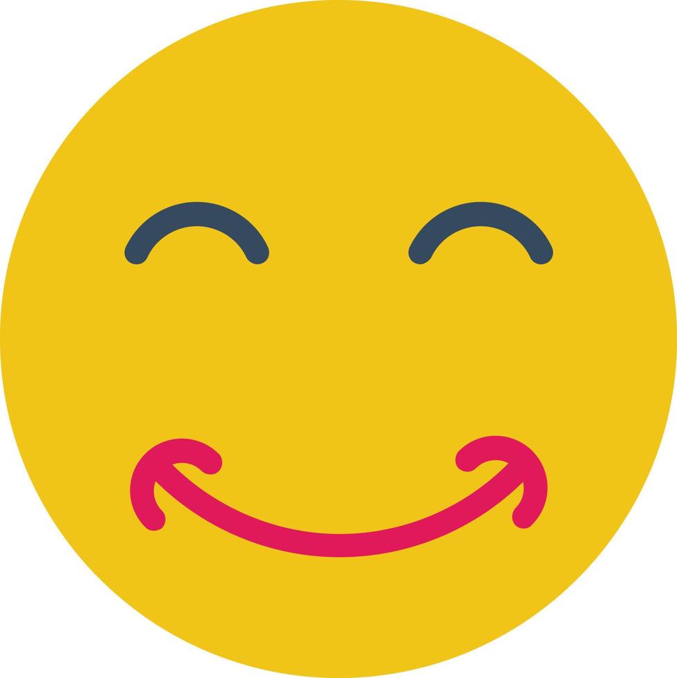 Grin Beam Vector Icon Design