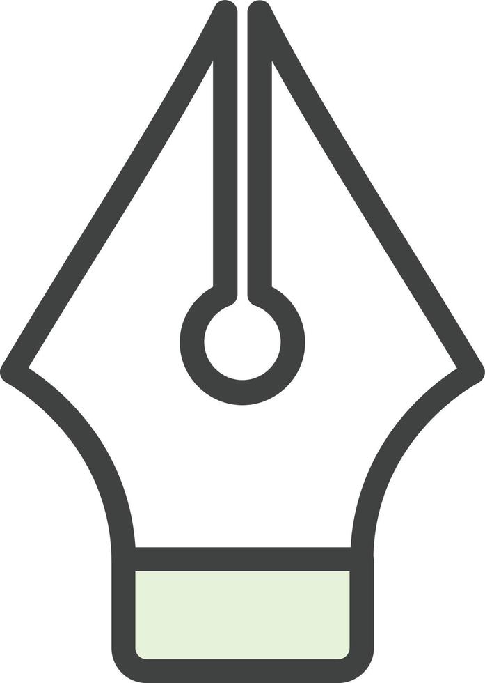 Pen Nib Vector Icon Design