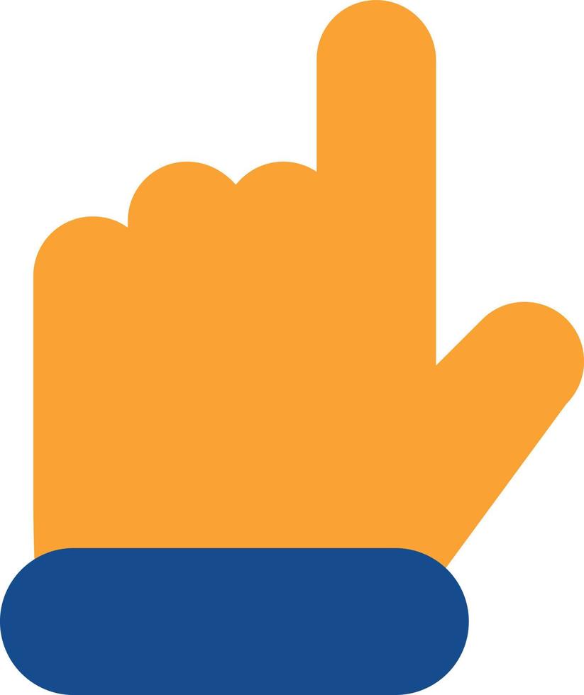 Hand Point Up Vector Icon Design