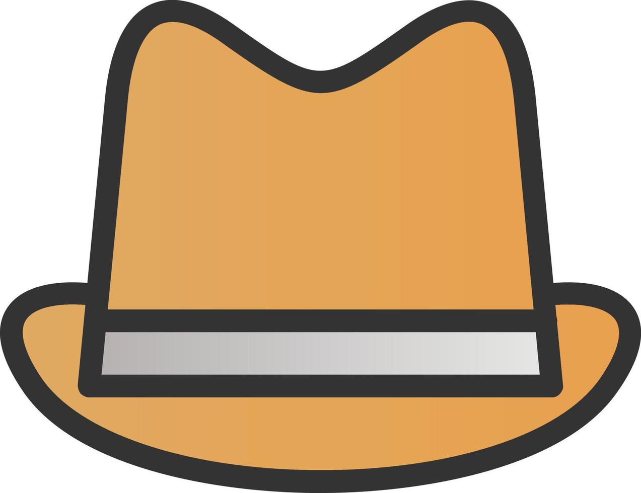 Hat Cowboy Vector Icon Design