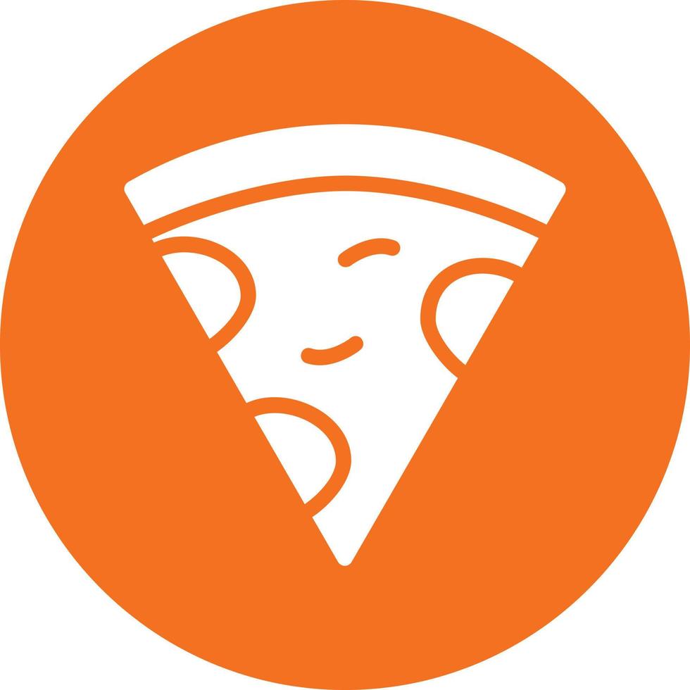 Pizza Slice Vector Icon Design