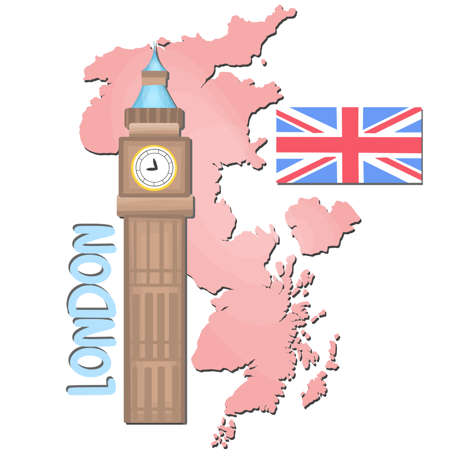 Big Ben In English With National Flag With Map 14971385 PNG big-ben-in-english-with-national-flag-with-map-14971385-png