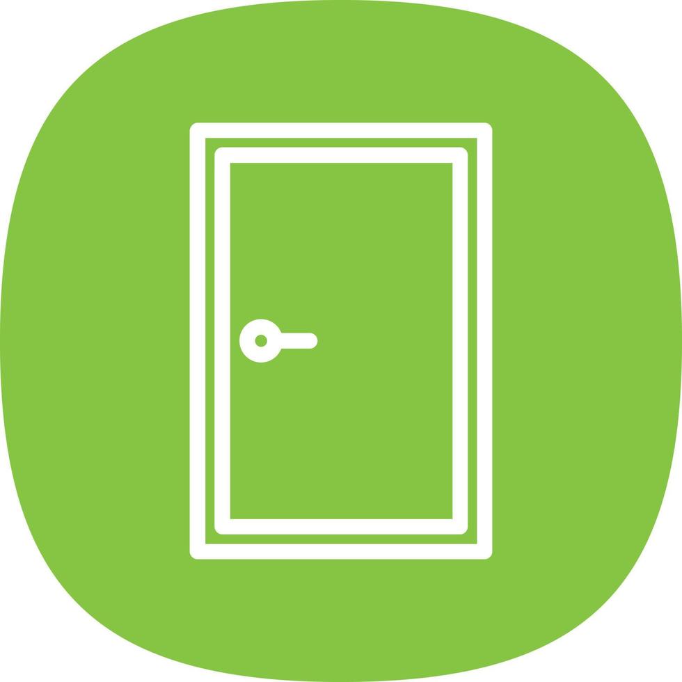 Door Closed Vector Icon Design
