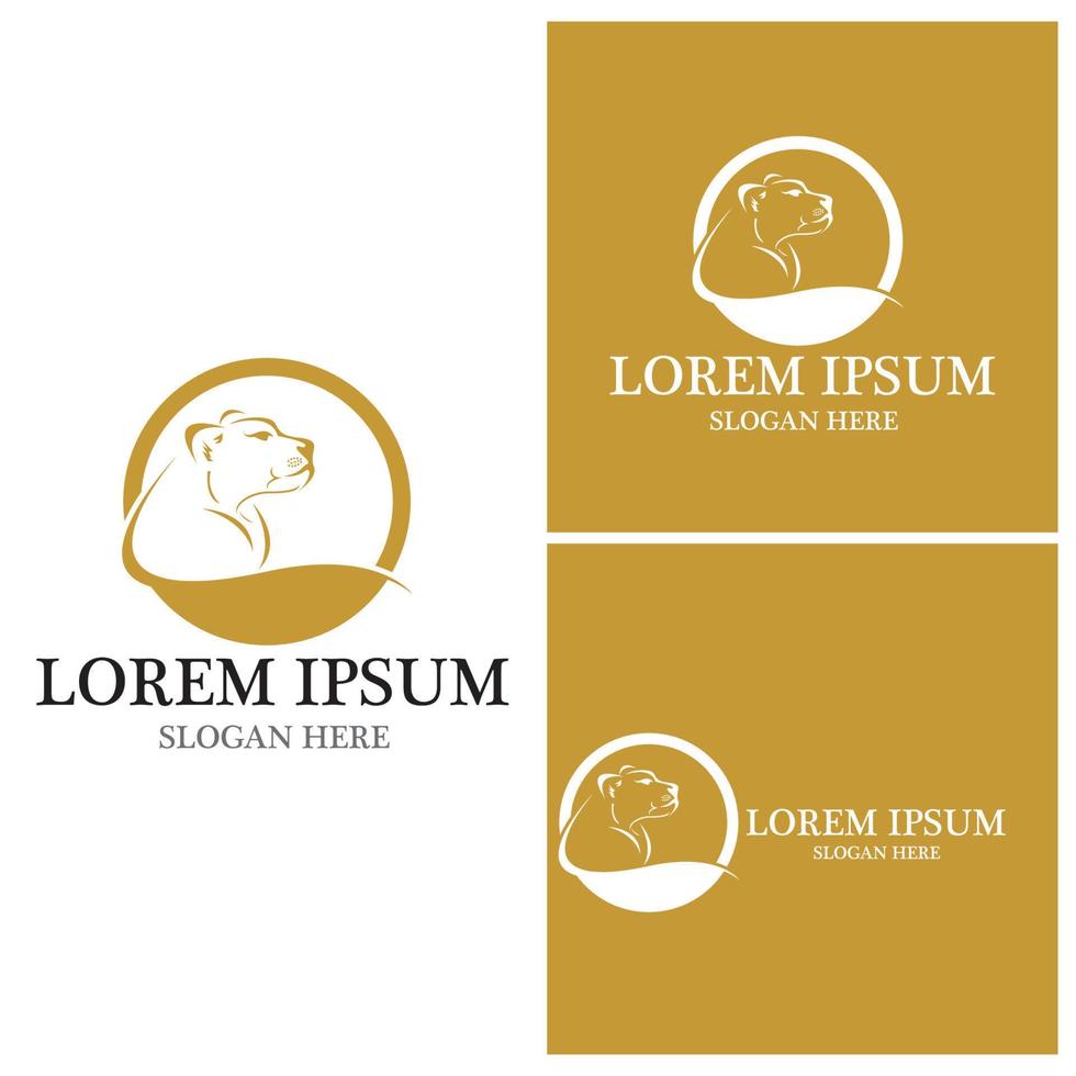 Lion Logo Template vector icon