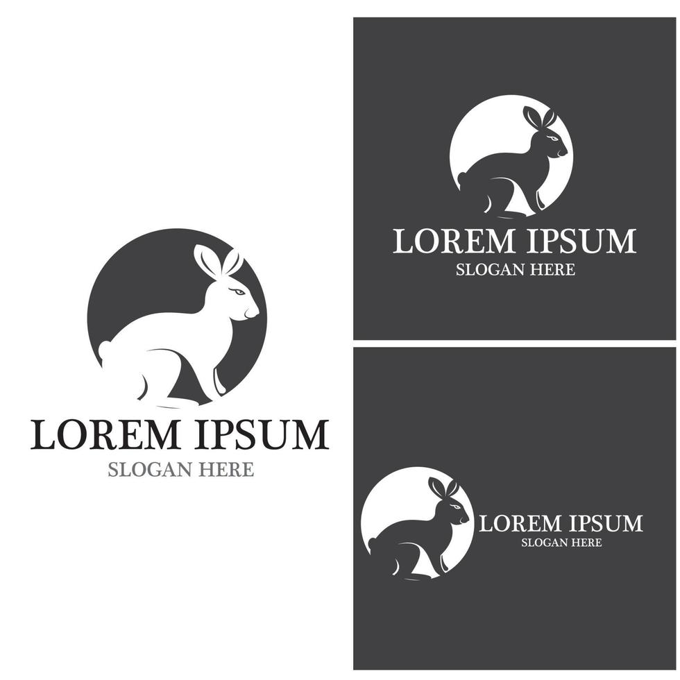 Rabbit vector icon illustration design