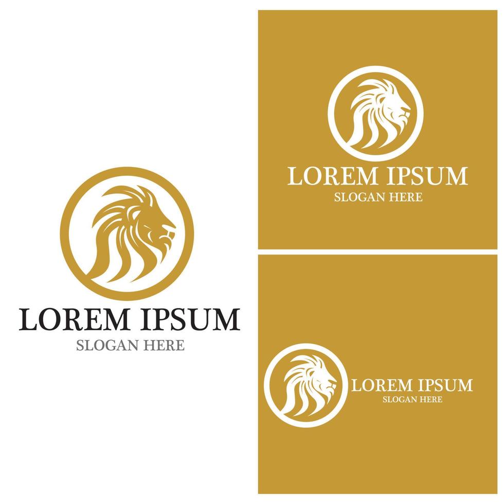 Lion Logo Template vector icon