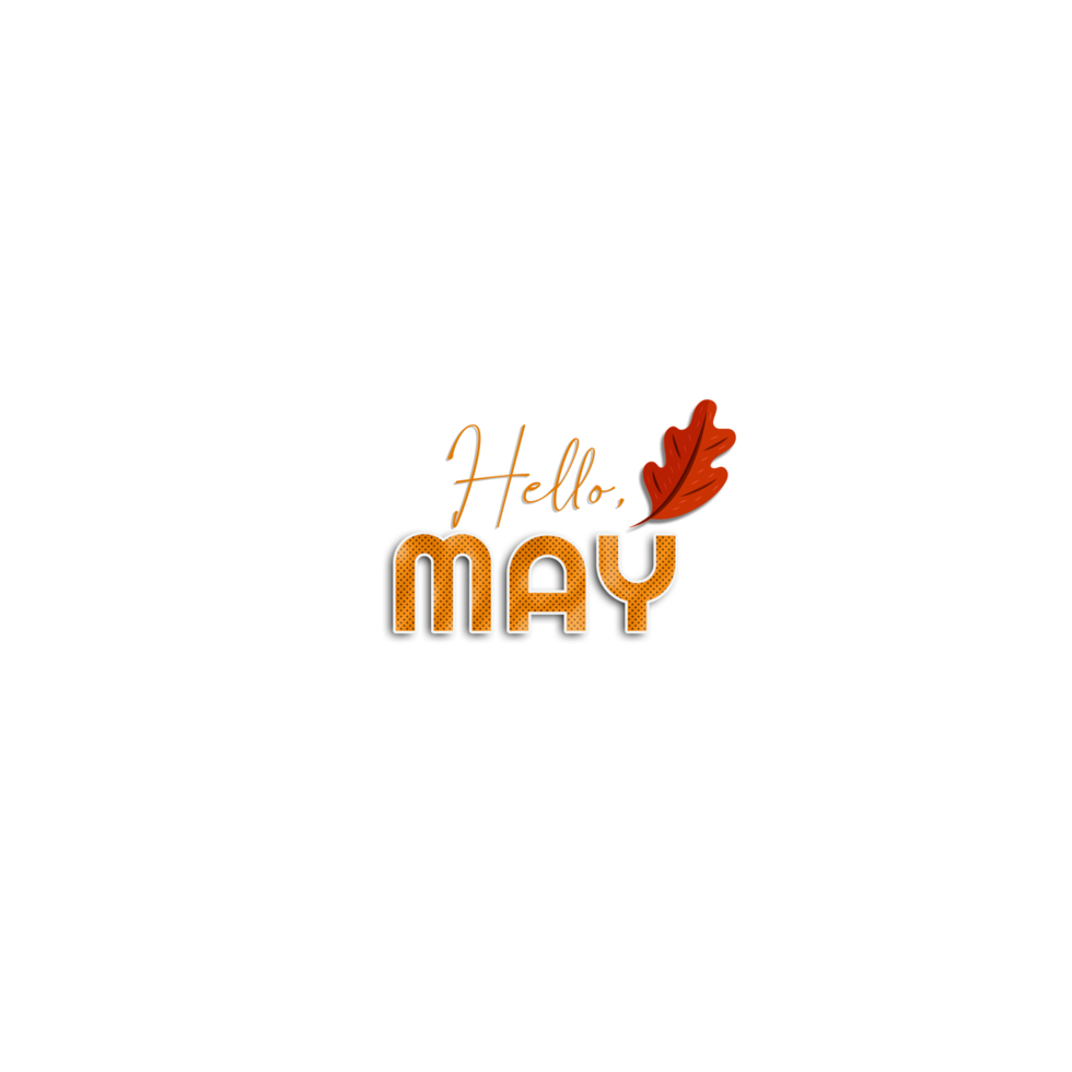 Hello Month of May png